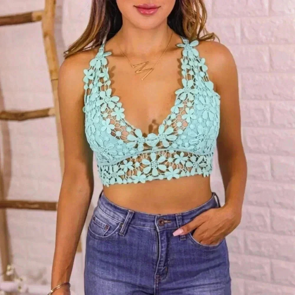 10. Flower Bralettes adjustable straps - Picture 2 of 3